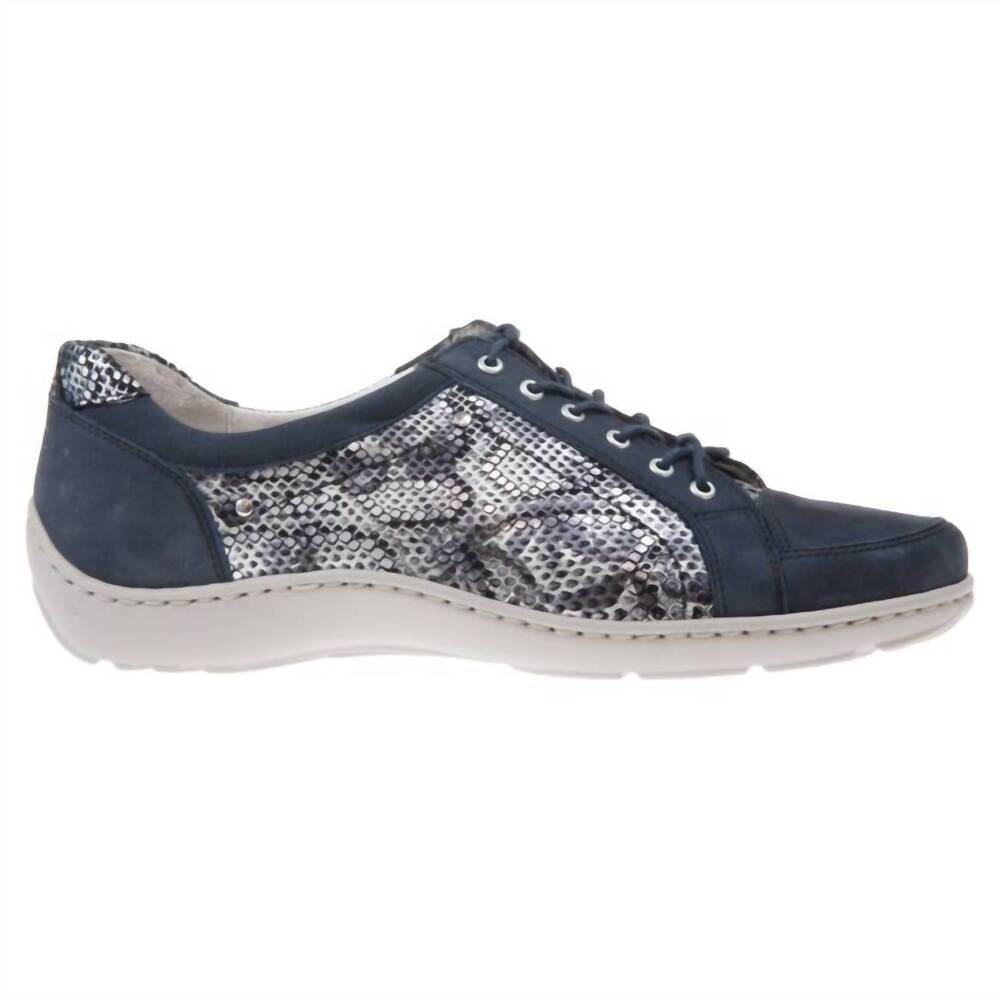 NEW WALDLAUFER women's janina comfort shoes in marine